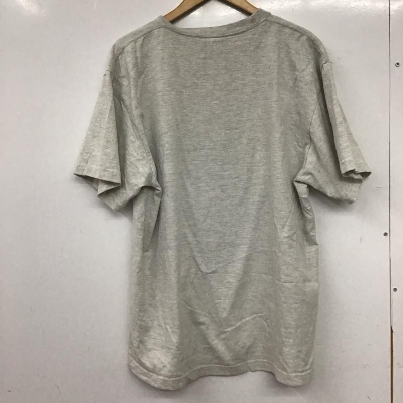 ヘッドグーニー HEADGOONIE Tシャツ 半袖 半袖カットソー プリントTシャツ クルーネックカットソー XL ロゴ、文字 灰 / グレー / gray メンズ USED 古着 中古 10158545