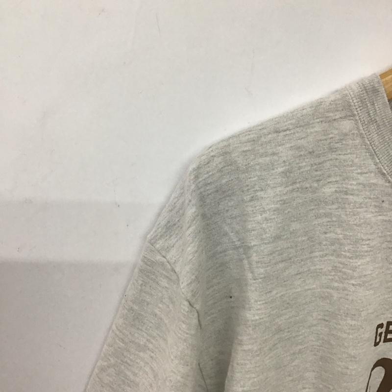 ヘッドグーニー HEADGOONIE Tシャツ 半袖 半袖カットソー プリントTシャツ クルーネックカットソー XL ロゴ、文字 灰 / グレー / gray メンズ USED 古着 中古 10158545