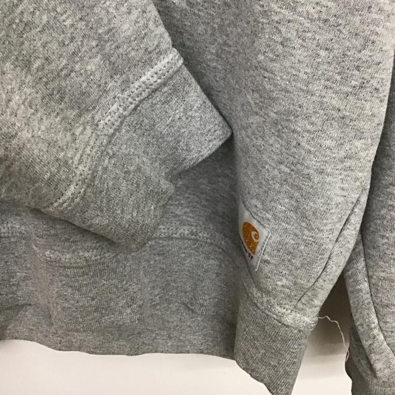 カーハート Carhartt トレーナー 長袖 長袖トレーナー スウェット クルーネック プルオーバー L 無地 灰 / グレー / gray メンズ USED 古着 中古 10158546