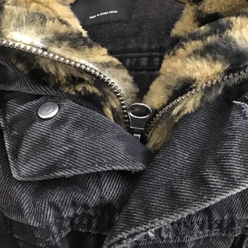 ザラメン ZARA MAN ジャケット、上着 ジャンパー、ブルゾン デニムジャケット Gジャン アウター カジュアルジャケット M 無地 ダークグレー / ダークグレー / メンズ USED 古着 中古 10158547