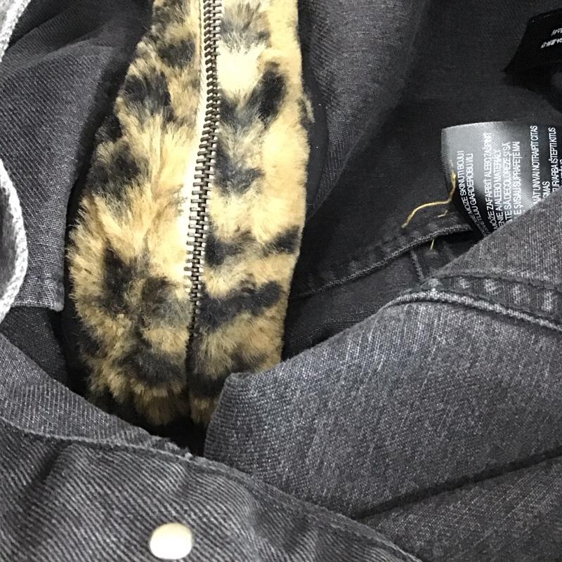 ザラメン ZARA MAN ジャケット、上着 ジャンパー、ブルゾン デニムジャケット Gジャン アウター カジュアルジャケット M 無地 ダークグレー / ダークグレー / メンズ USED 古着 中古 10158547