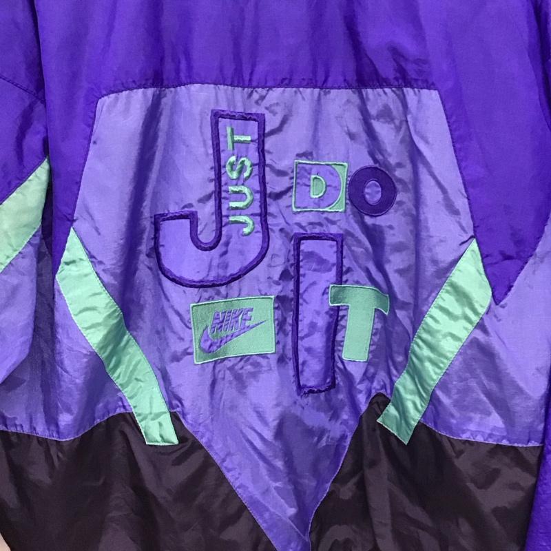 ナイキ NIKE ジャケット、上着 ジャンパー、ブルゾン ジップアップジャケット ナイロンジャケット アウター XS ロゴ、文字 マルチカラー / マルチカラー / multicolor メンズ USED 古着 中古 10158549