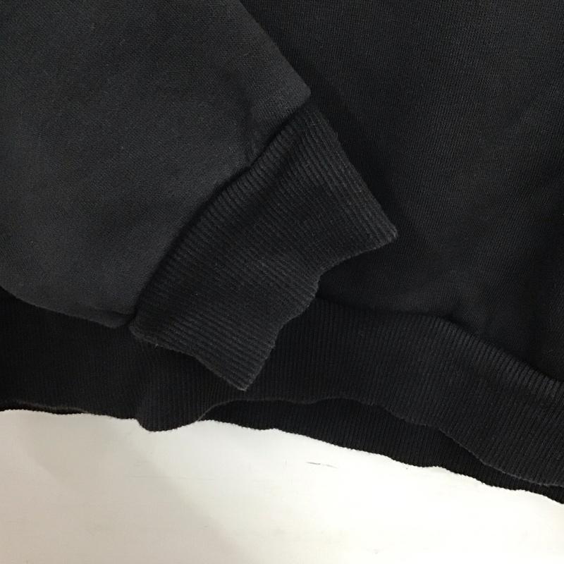 アディダス adidas パーカー 長袖 長袖パーカー プルオーバーパーカー スウェット M ロゴ、文字 黒 / ブラック / black メンズ USED 古着 中古 10158550