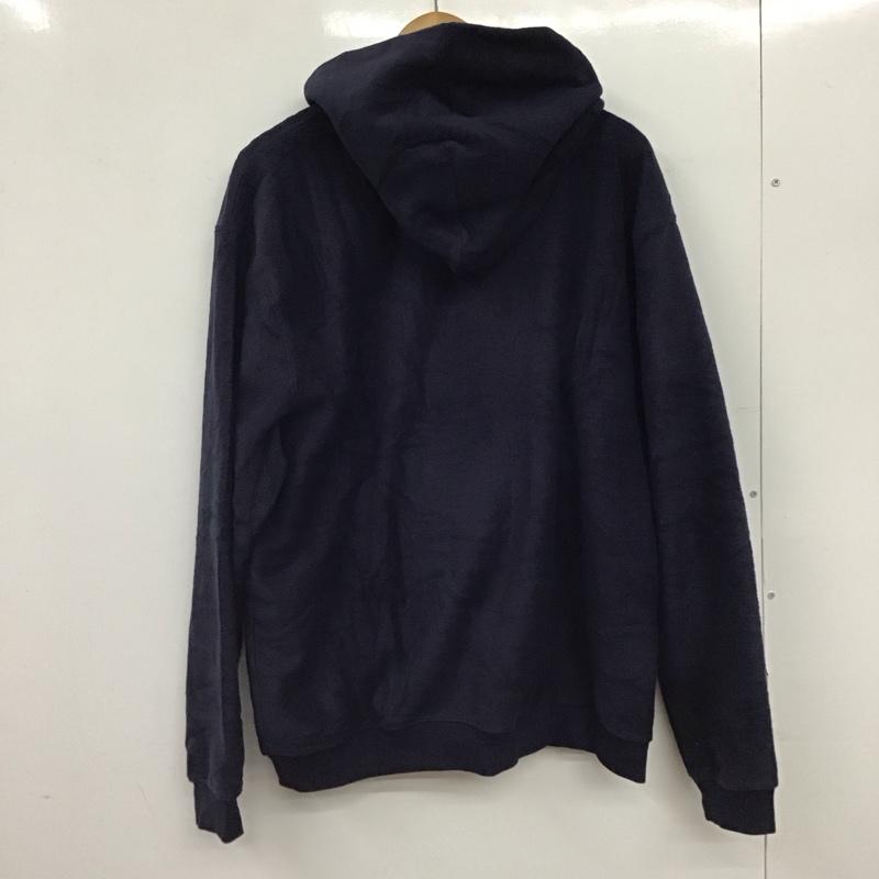 ギャップ GAP パーカー 長袖 長袖パーカー プルオーバーパーカー スウェット L ロゴ、文字 紺 / ネイビー / navy メンズ USED 古着 中古 10158553