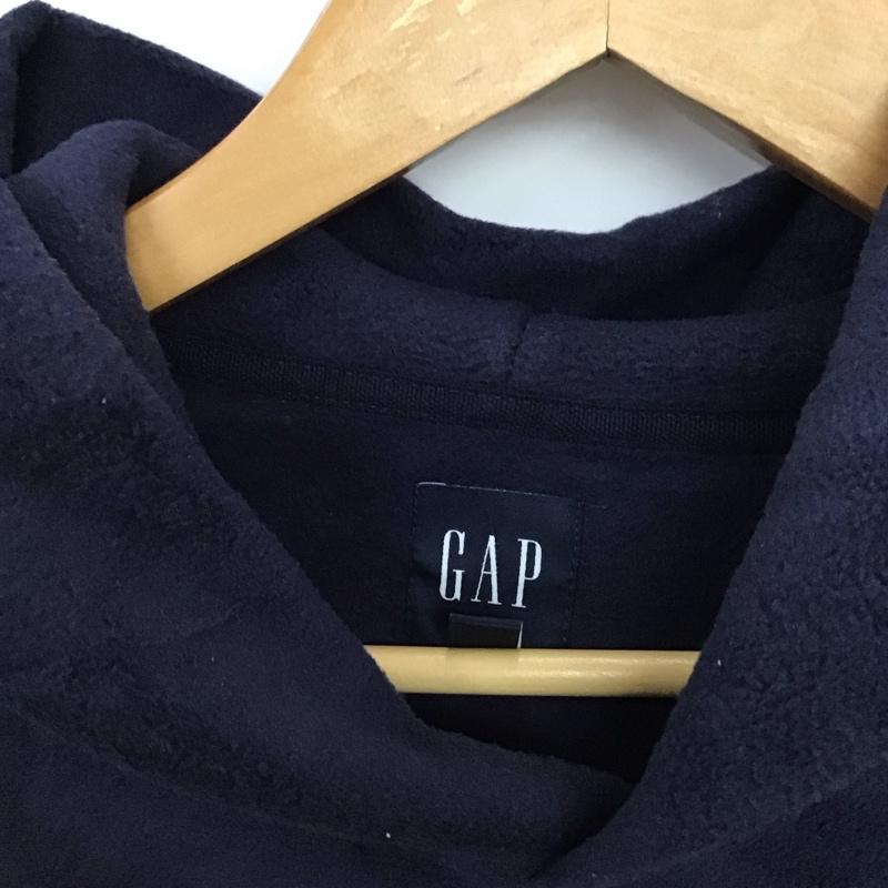 ギャップ GAP パーカー 長袖 長袖パーカー プルオーバーパーカー スウェット L ロゴ、文字 紺 / ネイビー / navy メンズ USED 古着 中古 10158553