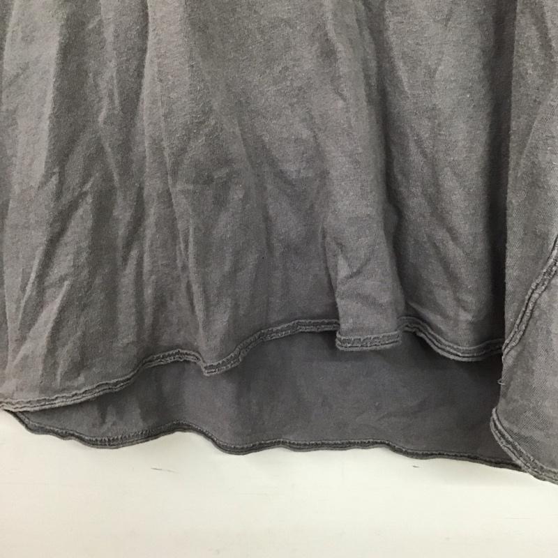 ディーゼル DIESEL Tシャツ 半袖 半袖Tシャツ プリントTシャツ Vネックカットソー S ロゴ、文字 灰 / グレー / gray メンズ USED 古着 中古 10158556