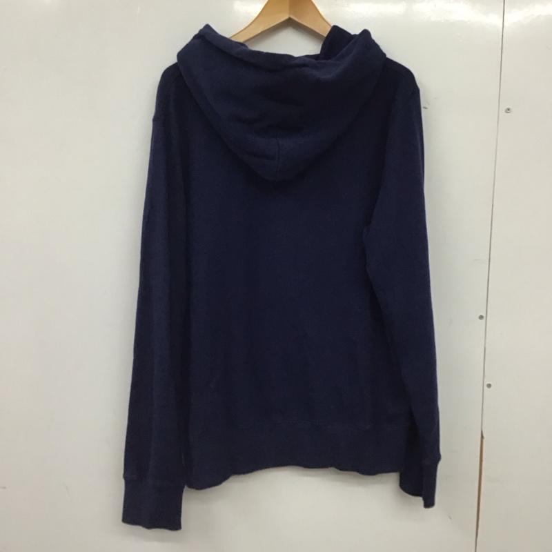 ディッキーズ Dickies パーカー 長袖 長袖パーカー プルオーバーパーカー スウェット L ロゴ、文字 紺 / ネイビー / navy メンズ USED 古着 中古 10158559