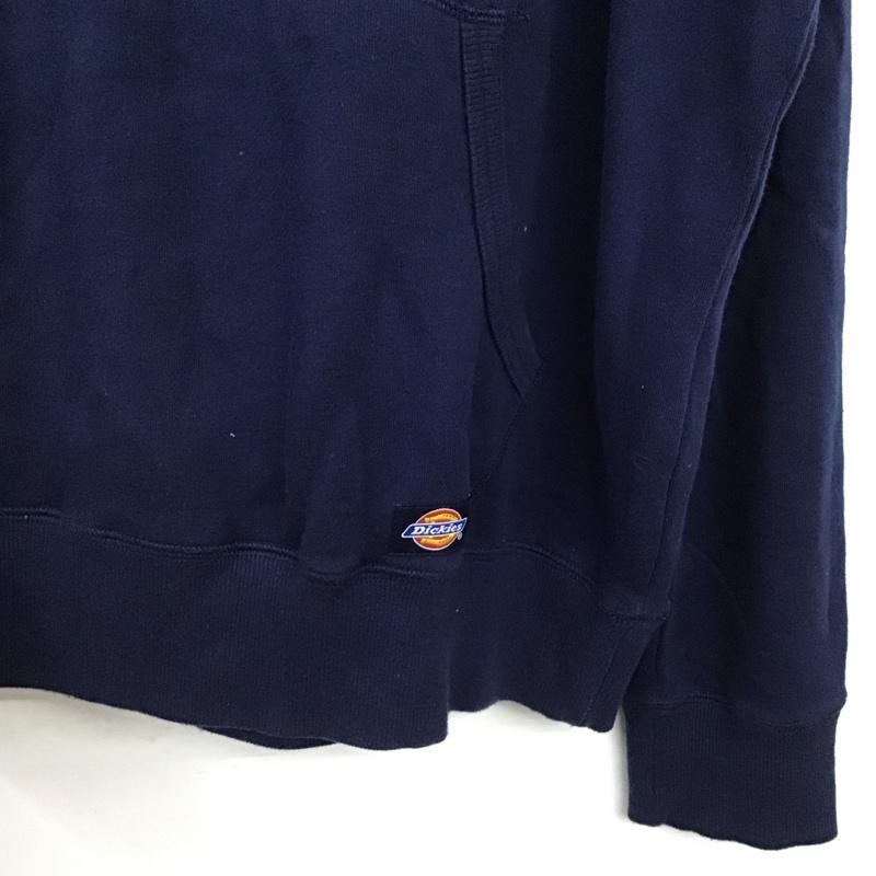 ディッキーズ Dickies パーカー 長袖 長袖パーカー プルオーバーパーカー スウェット L ロゴ、文字 紺 / ネイビー / navy メンズ USED 古着 中古 10158559