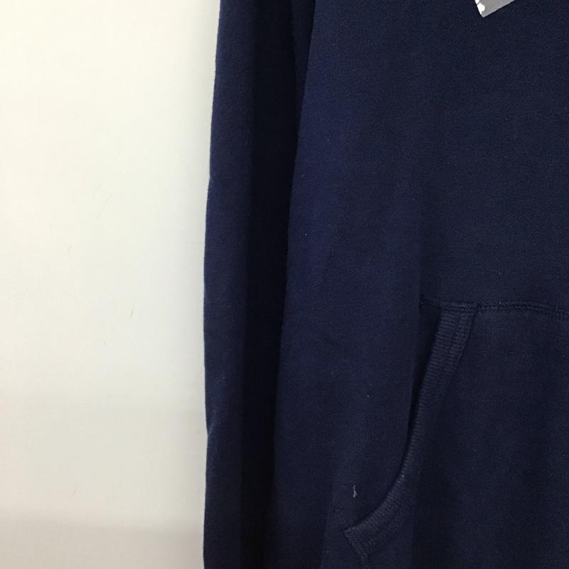 ディッキーズ Dickies パーカー 長袖 長袖パーカー プルオーバーパーカー スウェット L ロゴ、文字 紺 / ネイビー / navy メンズ USED 古着 中古 10158559