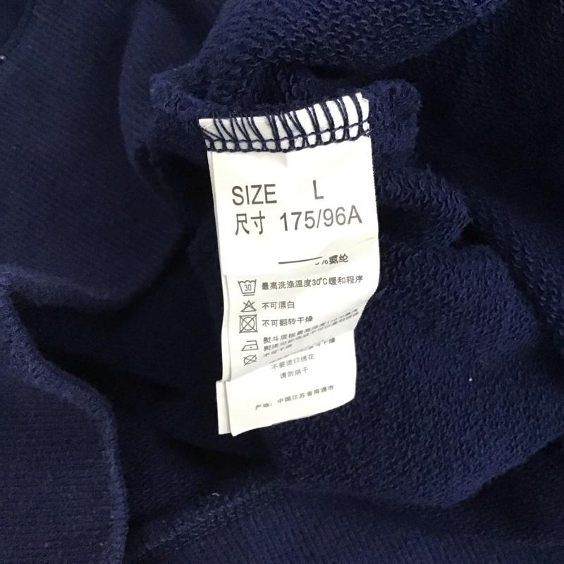 ディッキーズ Dickies パーカー 長袖 長袖パーカー プルオーバーパーカー スウェット L ロゴ、文字 紺 / ネイビー / navy メンズ USED 古着 中古 10158559