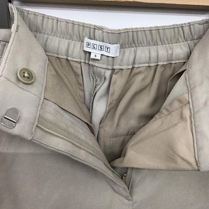プラステ PLST パンツ スラックス S 無地 ベージュ / ベージュ / beige レディース USED 古着 中古 10158560