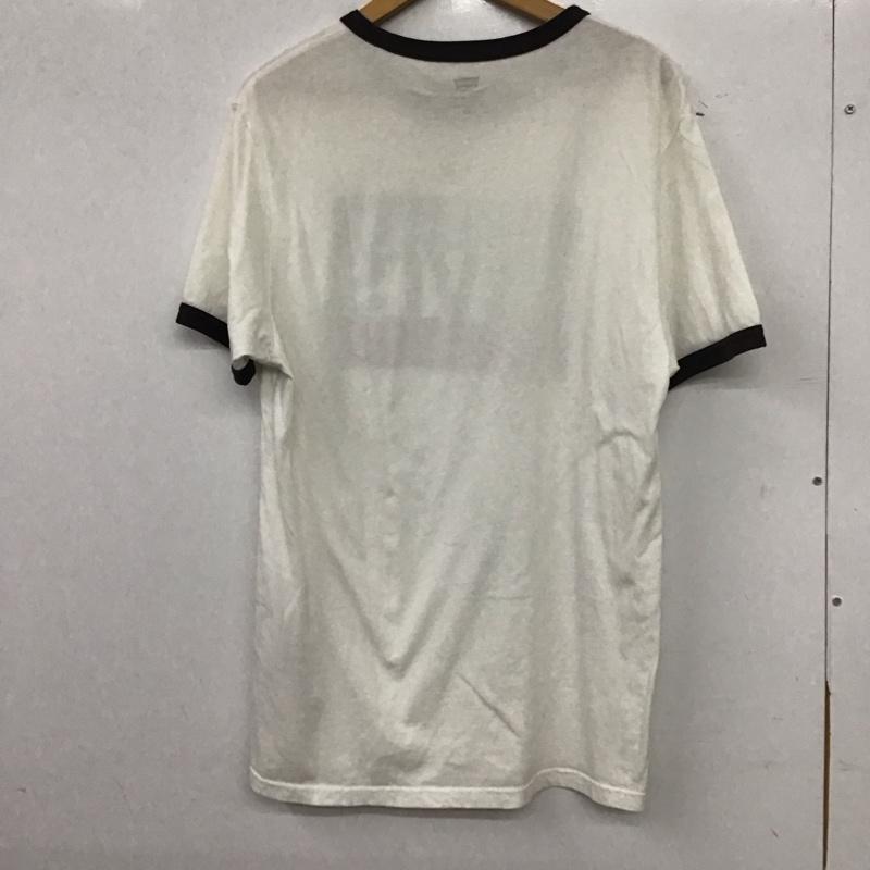 リーバイス Levi s Tシャツ 半袖 半袖カットソー プリントTシャツ クルーネックカットソー M ロゴ、文字 白 / ホワイト / white メンズ USED 古着 中古 10158561
