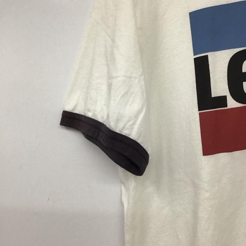 リーバイス Levi s Tシャツ 半袖 半袖カットソー プリントTシャツ クルーネックカットソー M ロゴ、文字 白 / ホワイト / white メンズ USED 古着 中古 10158561