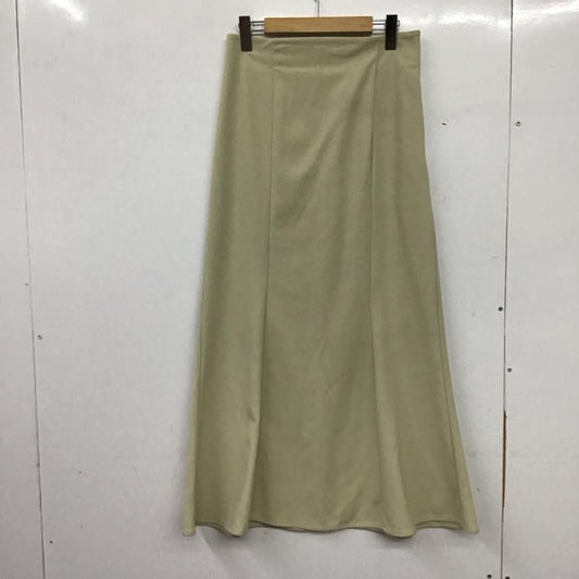 ローリーズファーム LOWRYS FARM スカート ロングスカート L 無地 薄緑 / ライトグリーン / レディース USED 古着 中古 10158562
