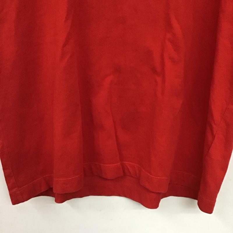 ティンバーランド Timberland Tシャツ 半袖 半袖カットソー プリントTシャツ クルーネックカットソー M プリント 赤 / レッド / red メンズ USED 古着 中古 10158563