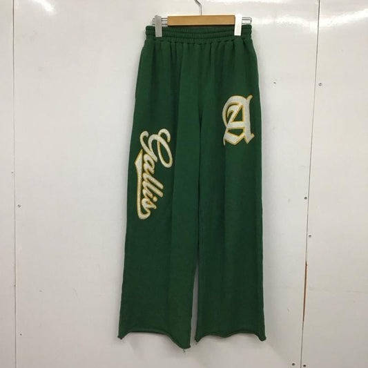 ガリスアディクション GALLIS ADDICTION パンツ ワークパンツ、ペインターパンツ スウェットパンツ 4 プリント 緑 / グリーン / green レディース USED 古着 中古 10158564