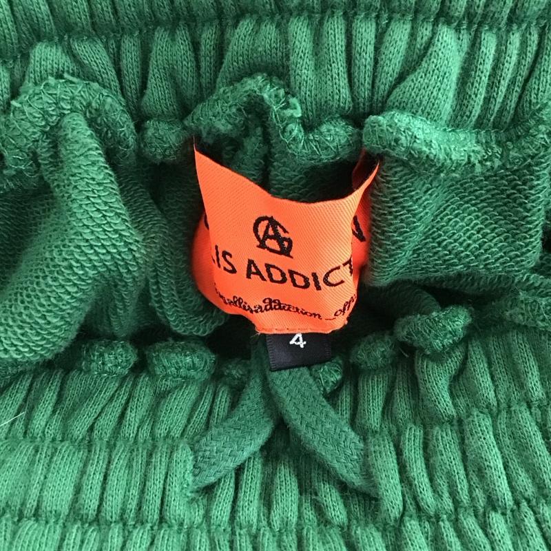 ガリスアディクション GALLIS ADDICTION パンツ ワークパンツ、ペインターパンツ スウェットパンツ 4 プリント 緑 / グリーン / green レディース USED 古着 中古 10158564