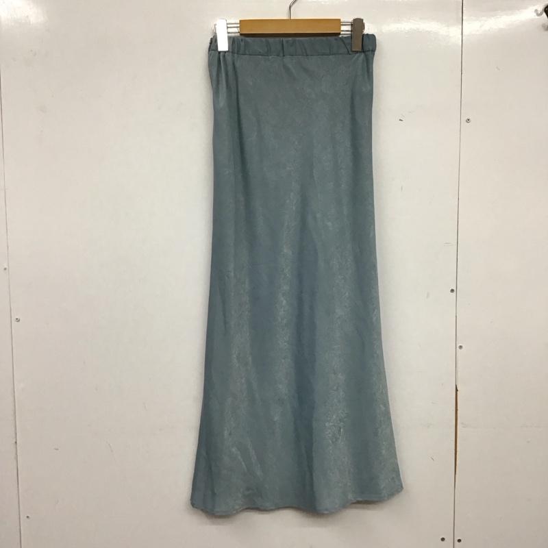 ローリーズファーム LOWRYS FARM スカート ロングスカート FREE  水色 / ライトブルー / レディース USED 古着 中古 10158566