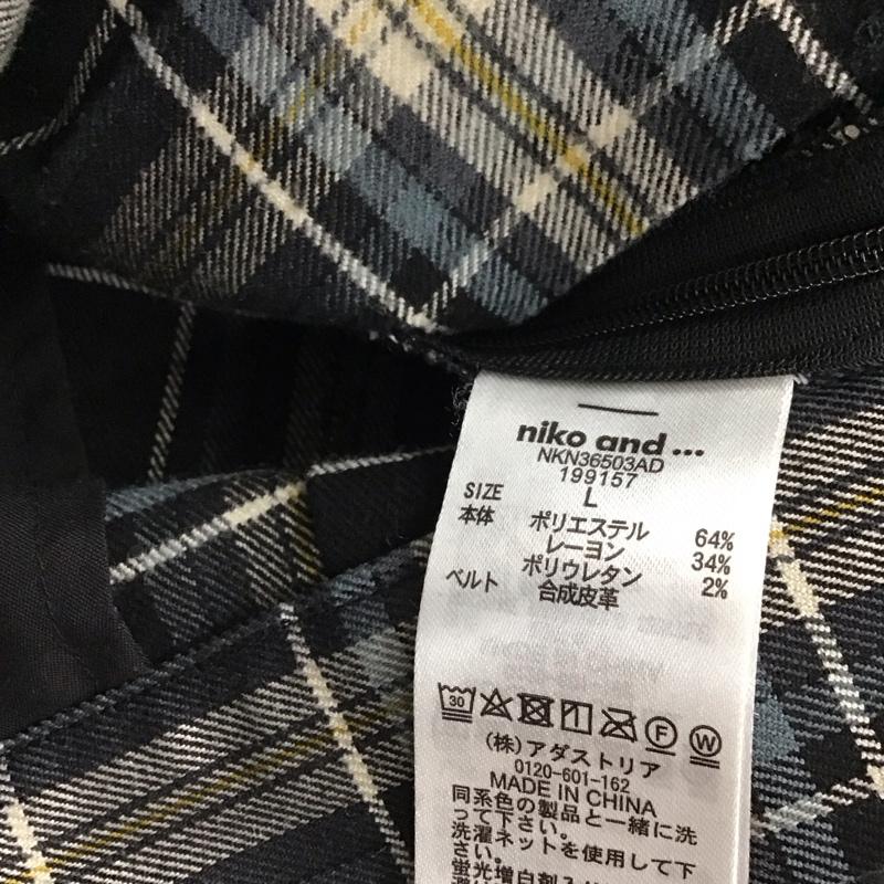 ニコアンド niko and... スカート ロングスカート L チェック マルチカラー / マルチカラー / multicolor レディース USED 古着 中古 10158568