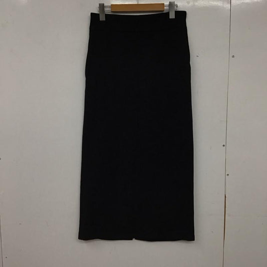 ローリーズファーム LOWRYS FARM スカート ロングスカート L 無地 黒 / ブラック / black レディース USED 古着 中古 10158569
