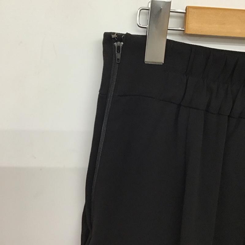 ローリーズファーム LOWRYS FARM スカート ロングスカート L 無地 黒 / ブラック / black レディース USED 古着 中古 10158569