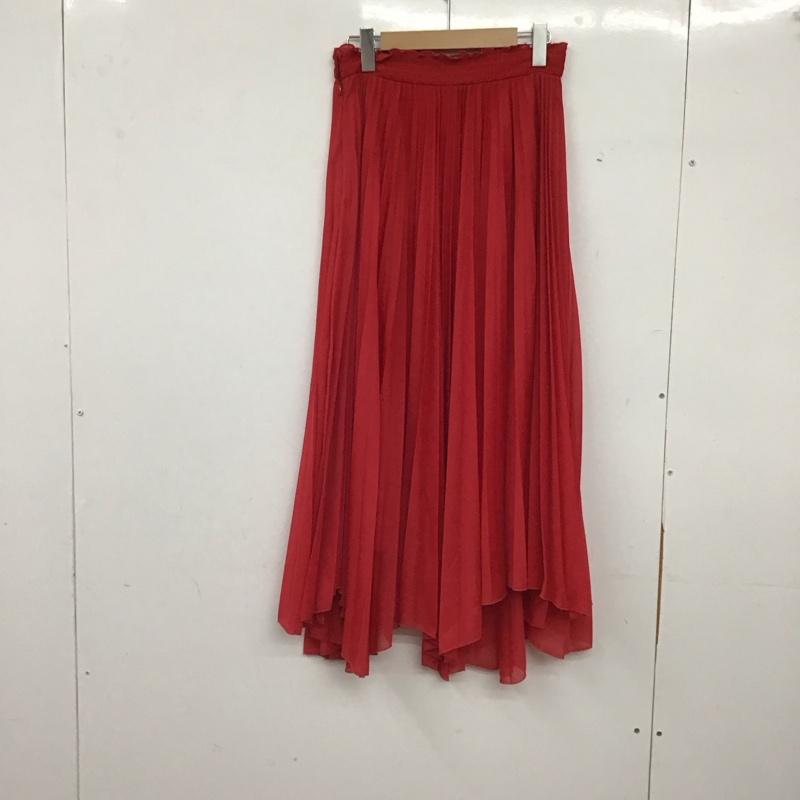 ミラオーウェン Mila Owen スカート ロングスカート 09WFS182026 1 無地 赤 / レッド / red レディース USED 古着 中古 10158573