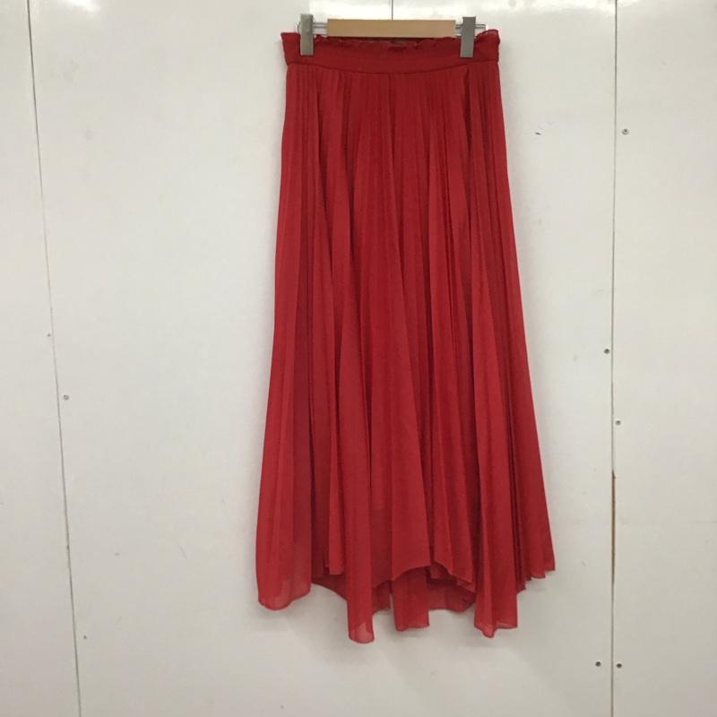 ミラオーウェン Mila Owen スカート ロングスカート 09WFS182026 1 無地 赤 / レッド / red レディース USED 古着 中古 10158573
