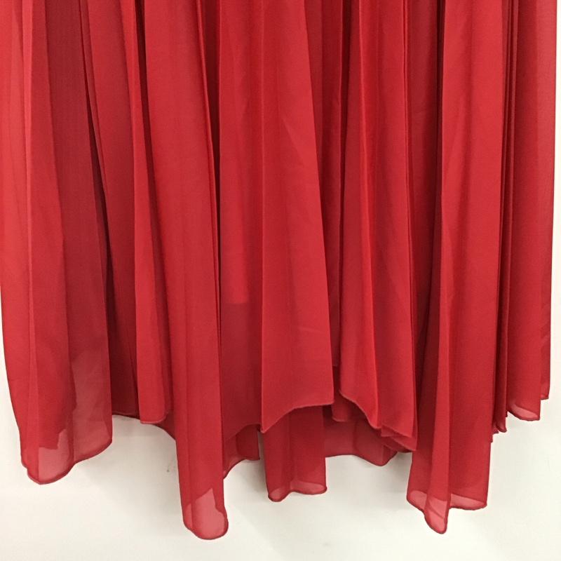 ミラオーウェン Mila Owen スカート ロングスカート 09WFS182026 1 無地 赤 / レッド / red レディース USED 古着 中古 10158573