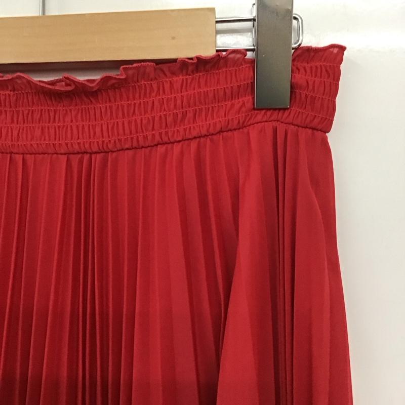 ミラオーウェン Mila Owen スカート ロングスカート 09WFS182026 1 無地 赤 / レッド / red レディース USED 古着 中古 10158573