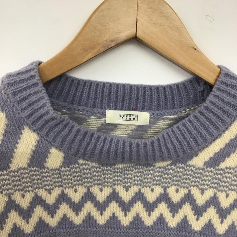 ローリーズファーム LOWRYS FARM ニット、セーター 長袖 FREE  マルチカラー / マルチカラー / multicolor レディース USED 古着 中古 10158576