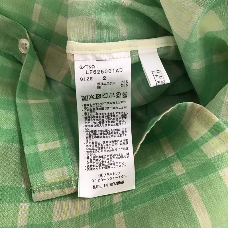 ローリーズファーム LOWRYS FARM シャツ、ブラウス 長袖 2 チェック マルチカラー / マルチカラー / multicolor レディース USED 古着 中古 10158577