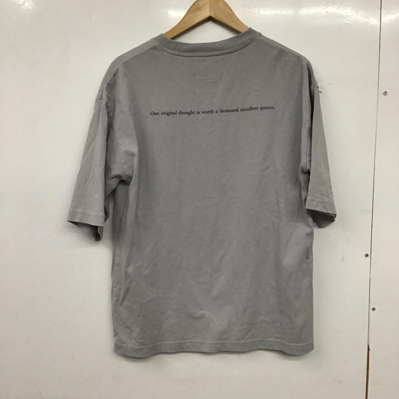アデイインザライフ A Day in the Life Tシャツ 半袖 半袖カットソー プリントTシャツ クルーネックカットソー M プリント 灰 / グレー / gray メンズ USED 古着 中古 10158578