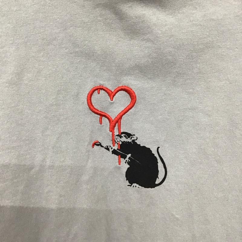 アデイインザライフ A Day in the Life Tシャツ 半袖 半袖カットソー プリントTシャツ クルーネックカットソー M プリント 灰 / グレー / gray メンズ USED 古着 中古 10158578
