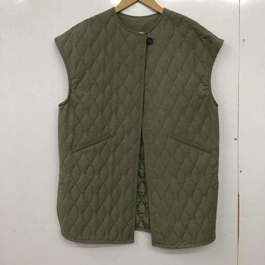 ローリーズファーム LOWRYS FARM ベスト ベスト FREE 無地 カーキ / カーキ / khaki レディース USED 古着 中古 10158580