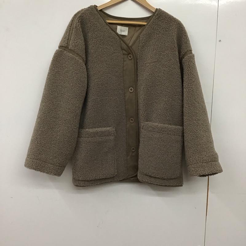 ローリーズファーム LOWRYS FARM ジャケット、上着 ジャンパー、ブルゾン FREE 無地 茶 / ブラウン / brown レディース USED 古着 中古 10158582