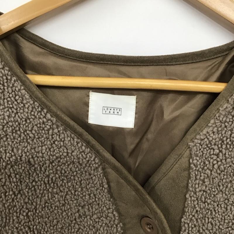 ローリーズファーム LOWRYS FARM ジャケット、上着 ジャンパー、ブルゾン FREE 無地 茶 / ブラウン / brown レディース USED 古着 中古 10158582