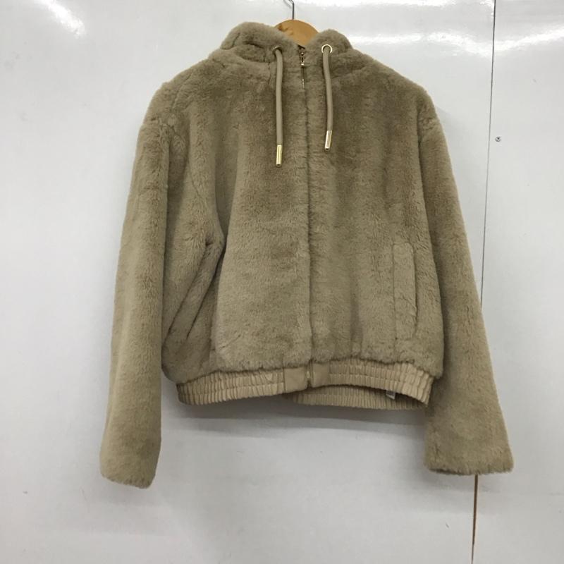 ザラ ZARA ジャケット、上着 ジャンパー、ブルゾン L 無地 ベージュ / ベージュ / beige レディース USED 古着 中古 10158583