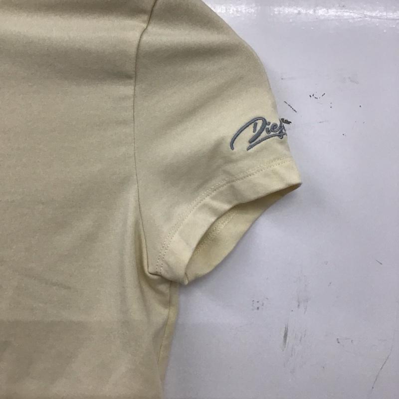 ディーゼル DIESEL Tシャツ 半袖 S ロゴ、文字 ベージュ / ベージュ / beige レディース USED 古着 中古 10158587
