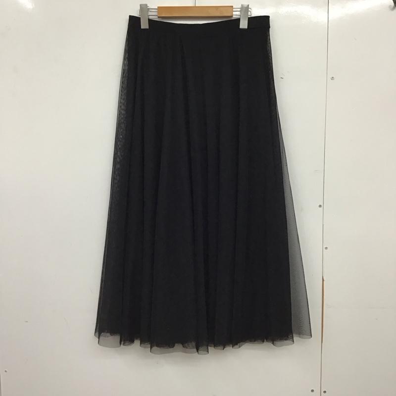 スタディオクリップ studio CLIP スカート ロングスカート FREE 無地 黒 / ブラック / black レディース USED 古着 中古 10158589