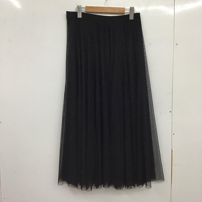 スタディオクリップ studio CLIP スカート ロングスカート FREE 無地 黒 / ブラック / black レディース USED 古着 中古 10158589