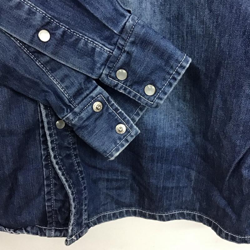 サブサエティ Subciety シャツ、ブラウス 長袖 長袖シャツ 刺繍シャツ カラーシャツ M 刺繍 インディゴ / インディゴ / Indigo メンズ USED 古着 中古 10158590