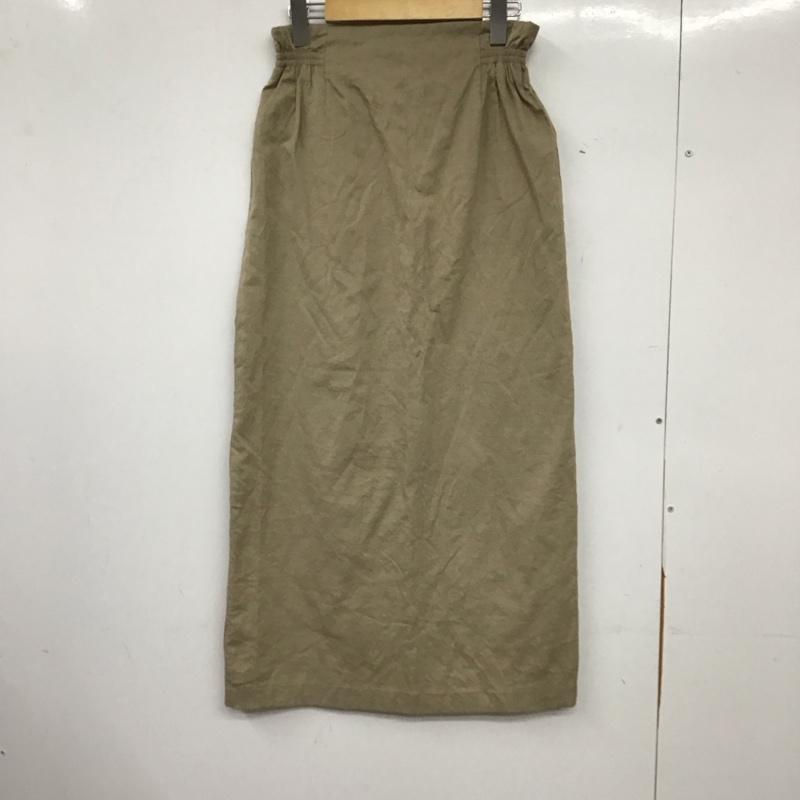 ニコアンド niko and... スカート ロングスカート L 無地 ベージュ / ベージュ / beige レディース USED 古着 中古 10158591