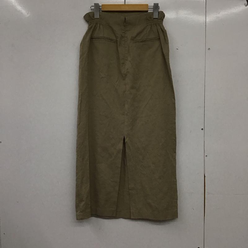 ニコアンド niko and... スカート ロングスカート L 無地 ベージュ / ベージュ / beige レディース USED 古着 中古 10158591