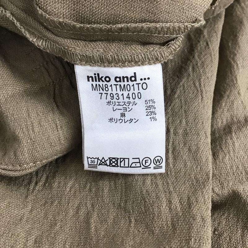 ニコアンド niko and... スカート ロングスカート L 無地 ベージュ / ベージュ / beige レディース USED 古着 中古 10158591