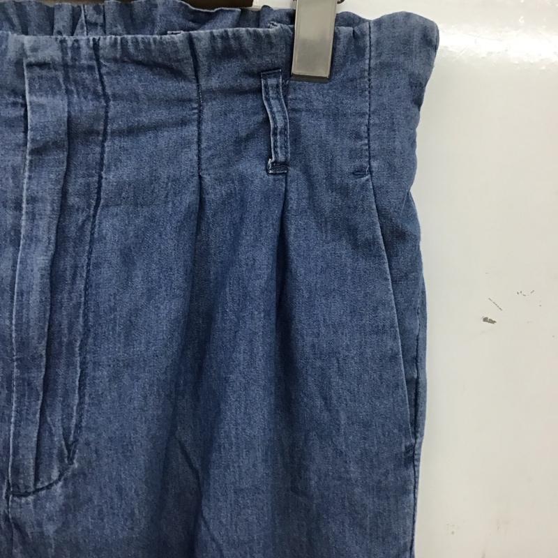 ローリーズファーム LOWRYS FARM パンツ スラックス L 無地 水色 / ライトブルー / レディース USED 古着 中古 10158592