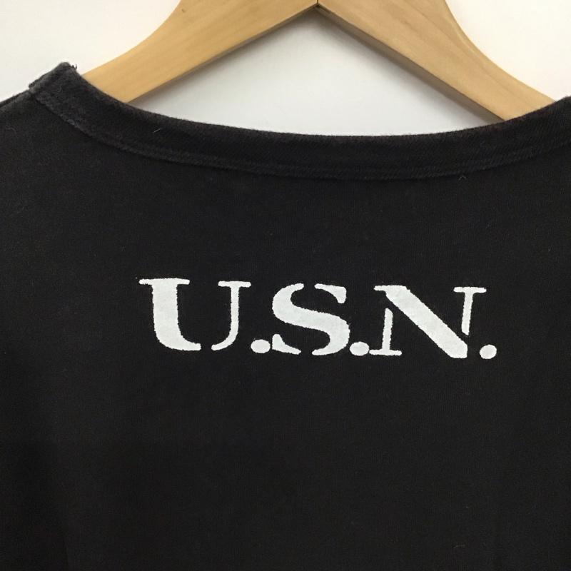 アルファインダストリー Alpha Industries Tシャツ 半袖 半袖カットソー プリントTシャツ クルーネックカットソー XL ロゴ、文字 ダークグレー / ダークグレー / メンズ USED 古着 中古 10158593