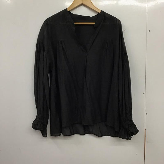 シンプリシテェ Simplicite シャツ、ブラウス 長袖 無地 黒 / ブラック / black レディース USED 古着 中古 10158600