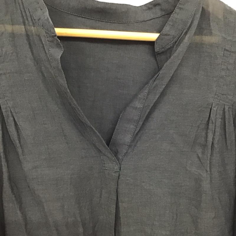 シンプリシテェ Simplicite シャツ、ブラウス 長袖 無地 黒 / ブラック / black レディース USED 古着 中古 10158600