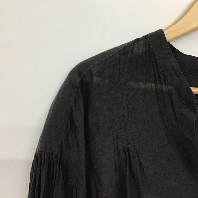 シンプリシテェ Simplicite シャツ、ブラウス 長袖 無地 黒 / ブラック / black レディース USED 古着 中古 10158600