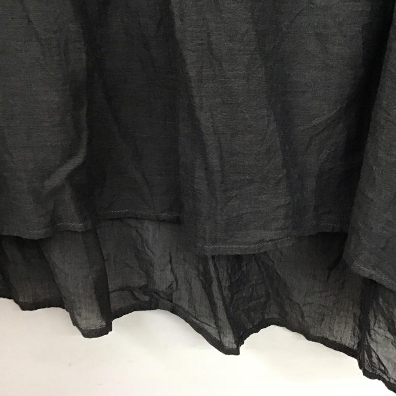 シンプリシテェ Simplicite シャツ、ブラウス 長袖 無地 黒 / ブラック / black レディース USED 古着 中古 10158600